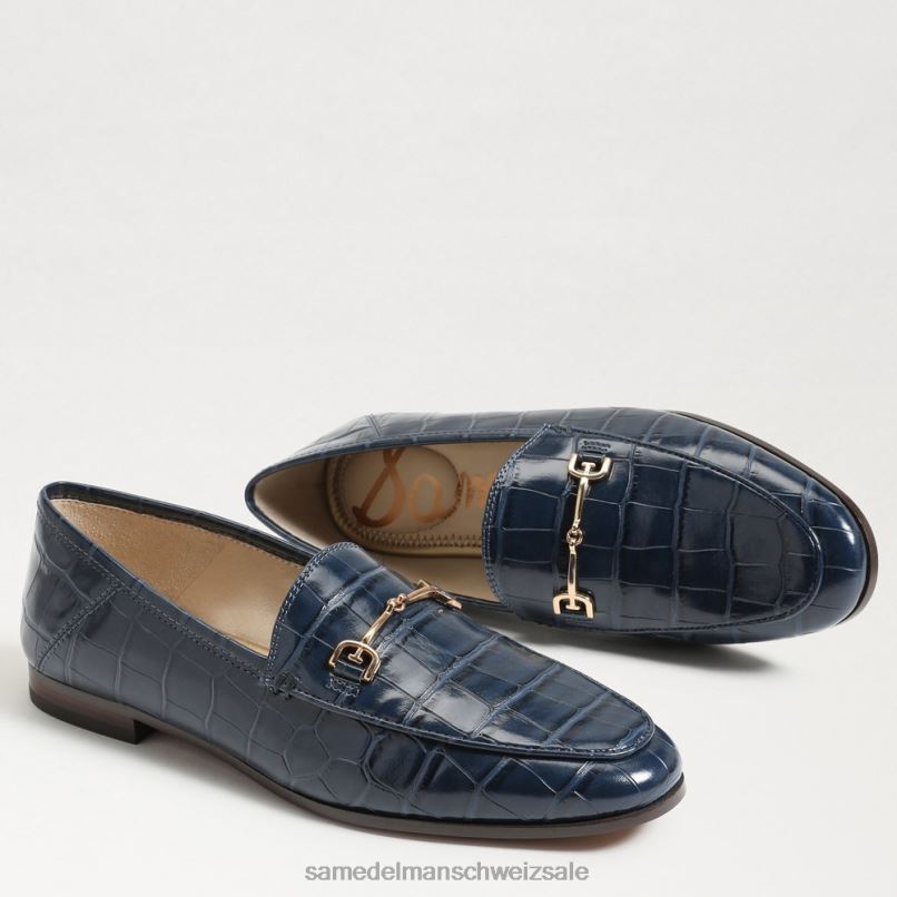 CH Sam Edelman Frauen Loraine Bit Loafer Pazifikmarine X2J8634 Schuhwerk