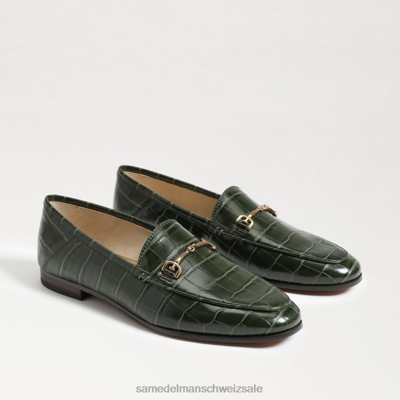 CH Sam Edelman Frauen Loraine Bit Loafer Smaragd X2J8633 Schuhwerk