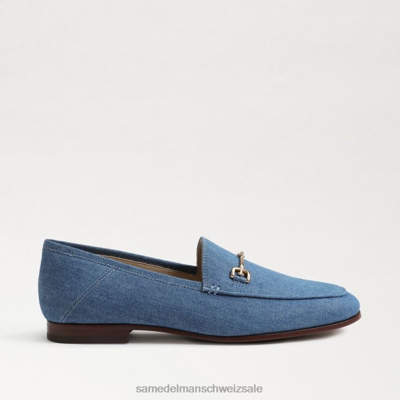 CH Sam Edelman Frauen Loraine Bit Loafer gewaschenes Indigo X2J8638 Schuhwerk