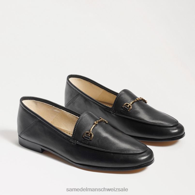 CH Sam Edelman Frauen Loraine Bit Loafer schwarzes Leder X2J8642 Schuhwerk