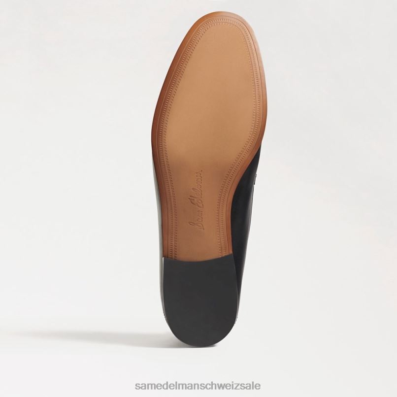 CH Sam Edelman Frauen Loraine Bit Loafer schwarzes Leder X2J8642 Schuhwerk