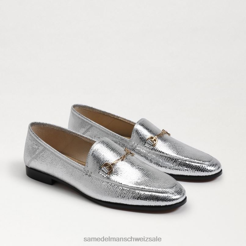 CH Sam Edelman Frauen Loraine Bit Loafer weiches Silber X2J8652 Schuhwerk