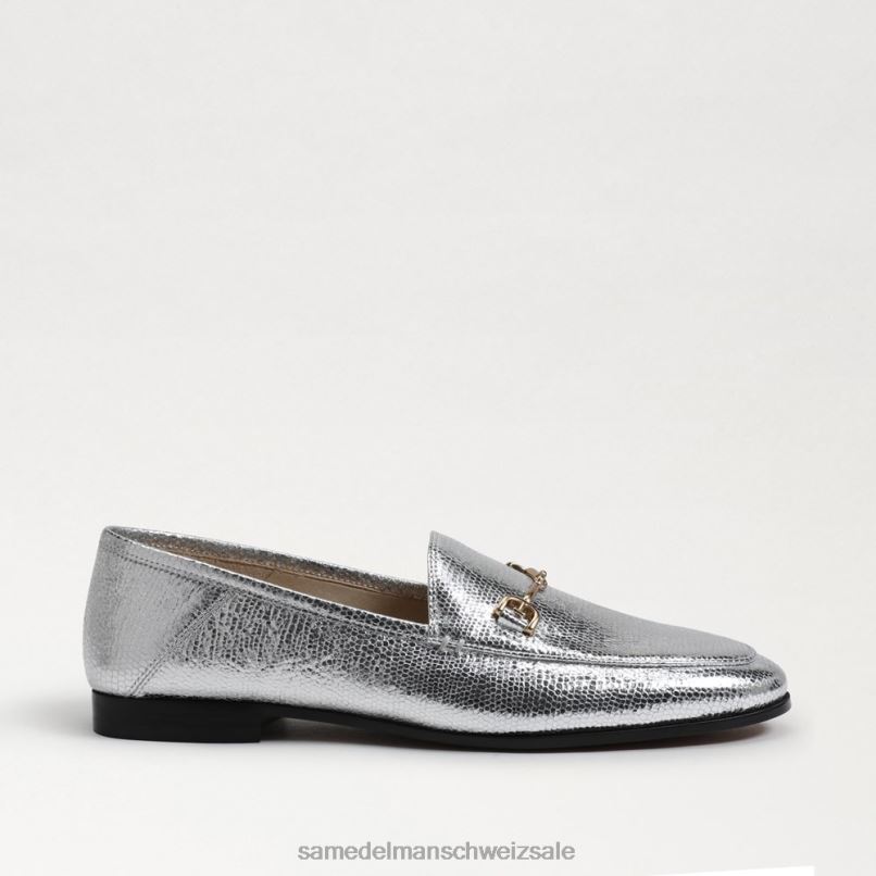 CH Sam Edelman Frauen Loraine Bit Loafer weiches Silber X2J8652 Schuhwerk