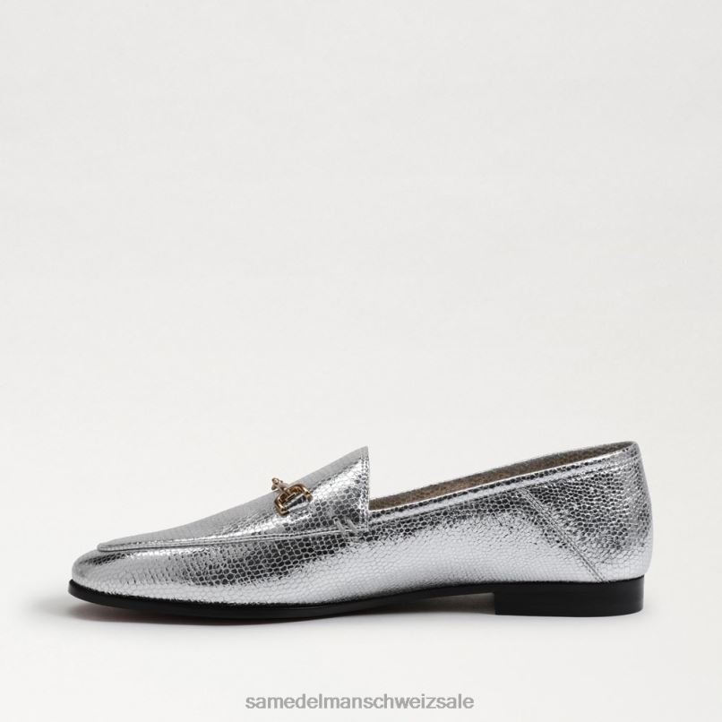 CH Sam Edelman Frauen Loraine Bit Loafer weiches Silber X2J8652 Schuhwerk