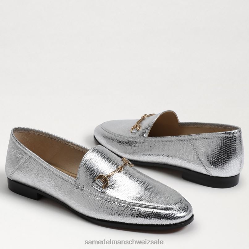 CH Sam Edelman Frauen Loraine Bit Loafer weiches Silber X2J8652 Schuhwerk