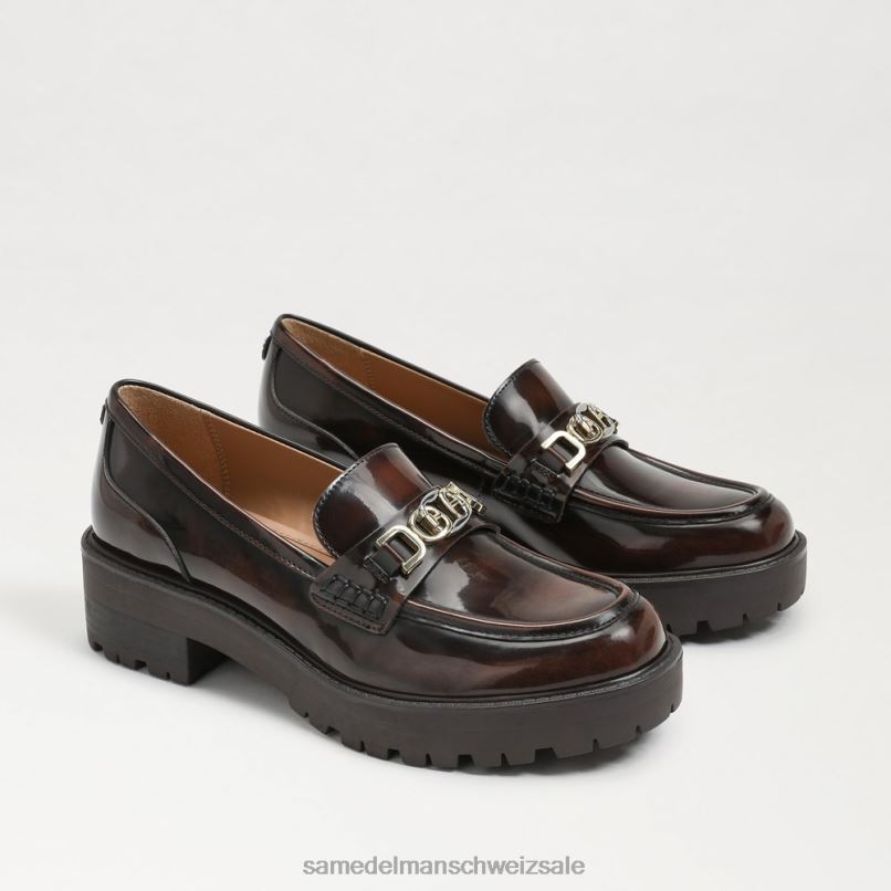 CH Sam Edelman Frauen Teagan-Loafer mit Stollensohle Kastanie X2J86396 Schuhwerk