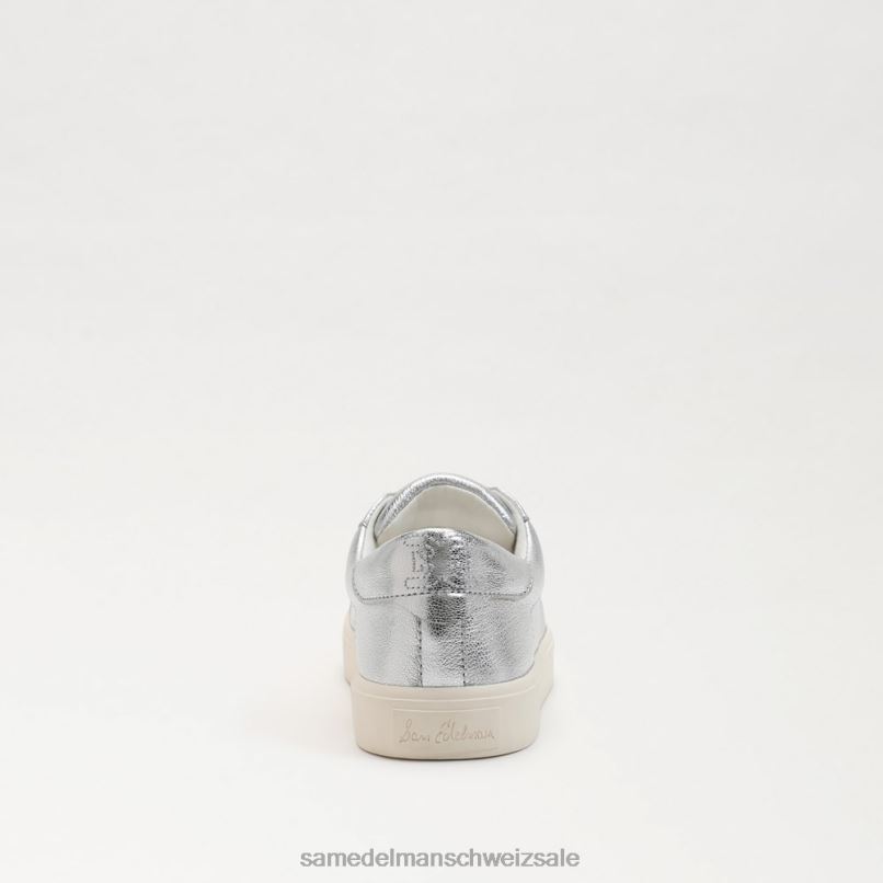 CH Sam Edelman Frauen Ethyl-Schnürsneaker weiches Silber X2J86344 Schuhwerk
