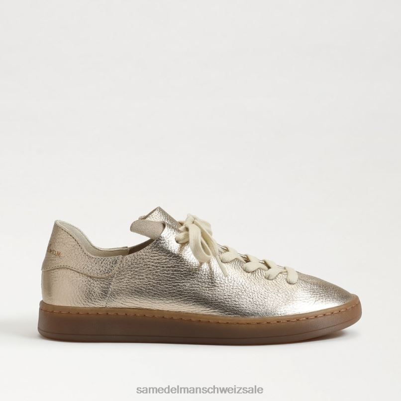 CH Sam Edelman Frauen Jaxon-Schnürsneaker geschmolzenes Gold X2J86532 Schuhwerk