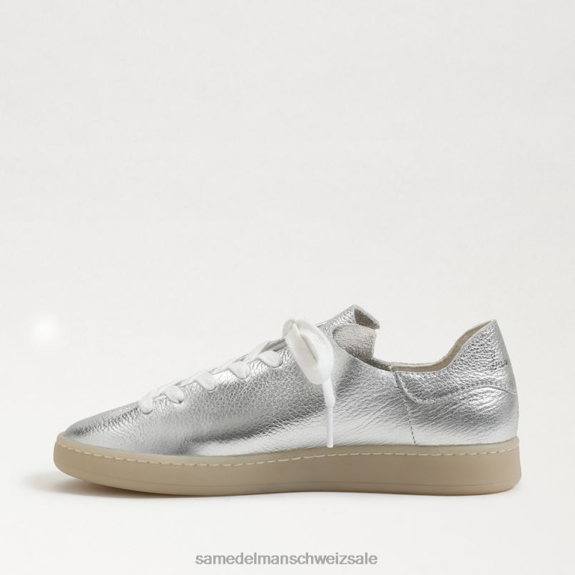 CH Sam Edelman Frauen Jaxon-Schnürsneaker weiches Silber X2J86531 Schuhwerk