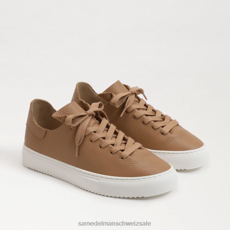 CH Sam Edelman Frauen Mohn-Schnürsneaker Kamel X2J86311 Schuhwerk