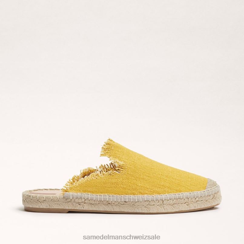 CH Sam Edelman Frauen Fernanda Espadrille-Mule Gelb X2J86644 Schuhwerk