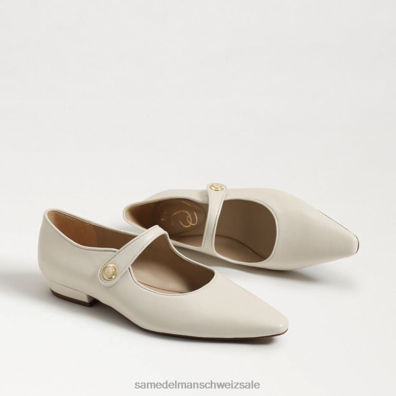 CH Sam Edelman Frauen Jene Mary Jane spitze Zehenpartie flach modernes Elfenbein X2J86542 Schuhwerk
