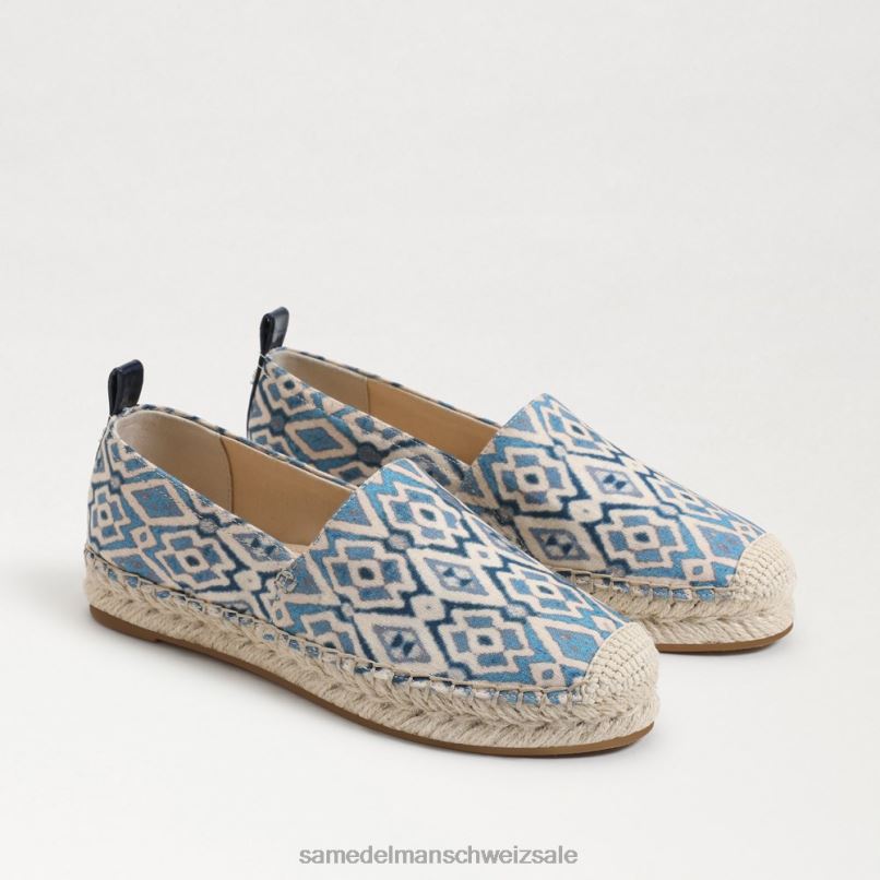 CH Sam Edelman Frauen Krista Espadrille Blau-Multi X2J86276 Schuhwerk
