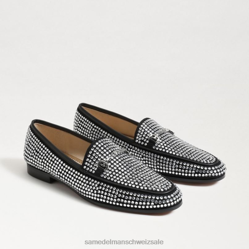 CH Sam Edelman Frauen Loraine-Glitzer-Loafer schwarzer Glitzer X2J86718 Schuhwerk