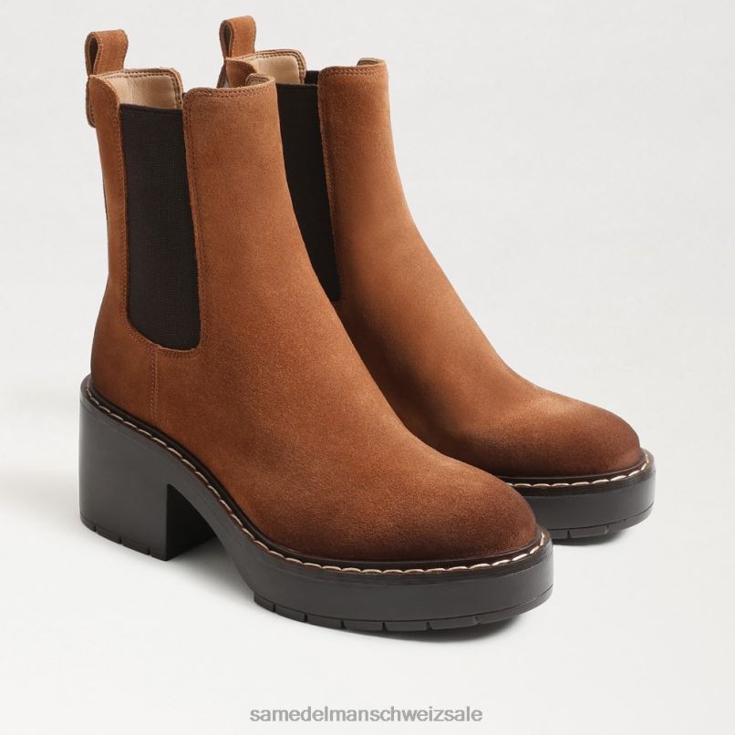 CH Sam Edelman Frauen Anderson Chelsea-Stiefel Grenzbraun X2J86756 Schuhwerk