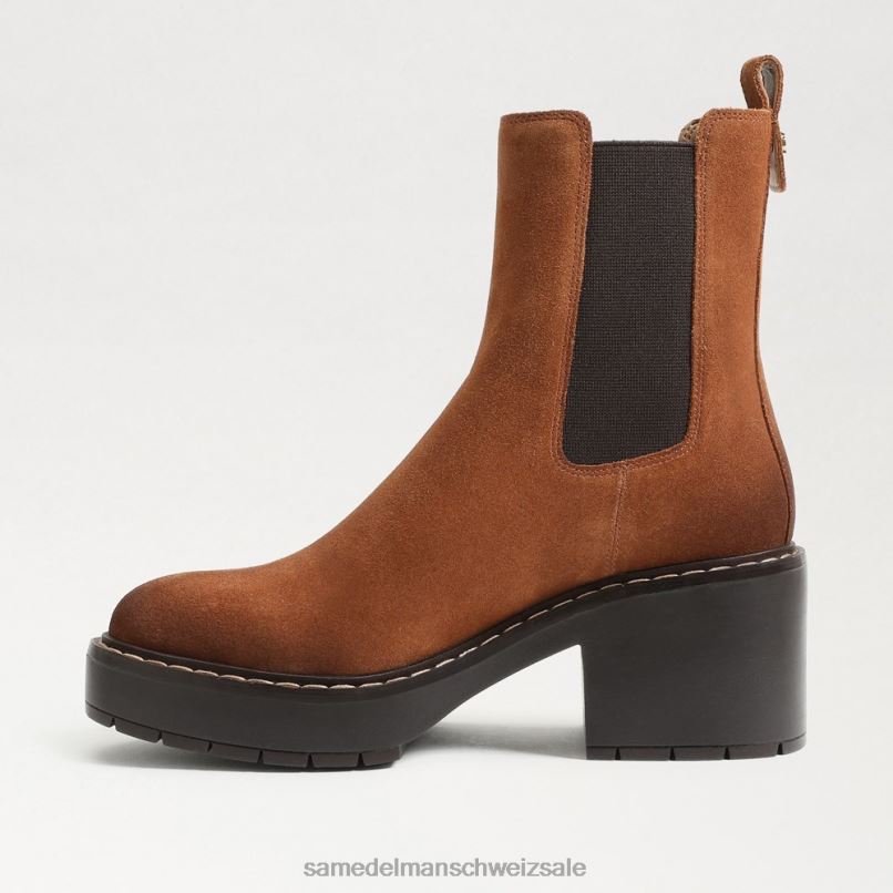 CH Sam Edelman Frauen Anderson Chelsea-Stiefel Grenzbraun X2J86756 Schuhwerk