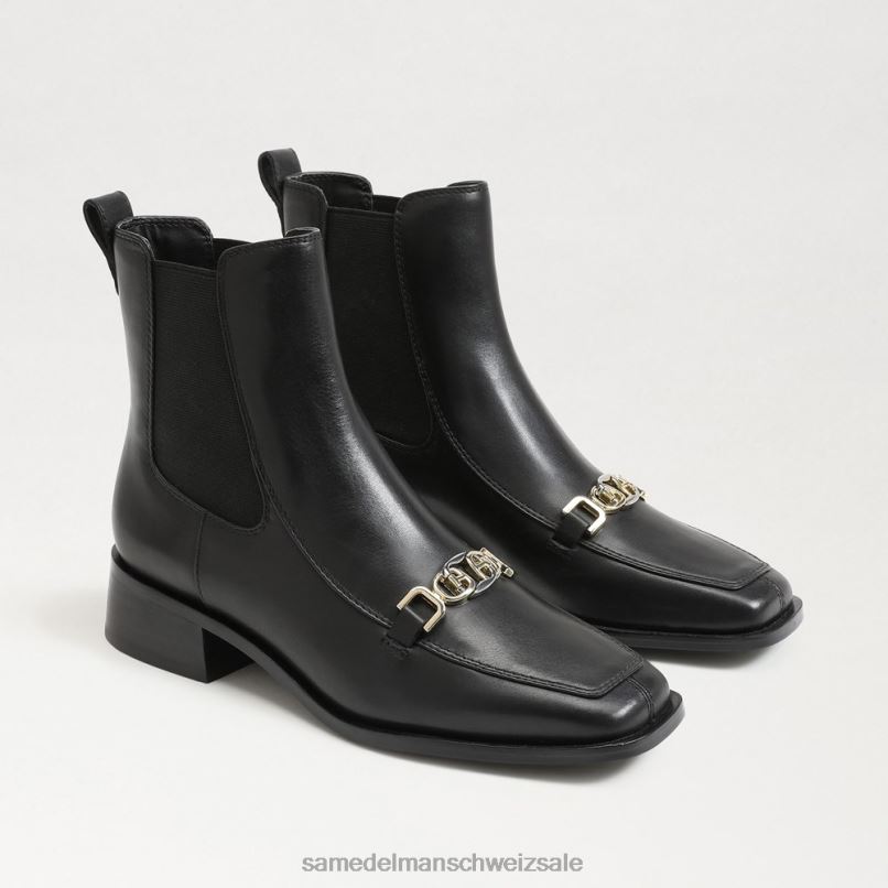 CH Sam Edelman Frauen Chelsea-Bit-Stiefelette von Torance schwarzes Leder X2J86847 Schuhwerk