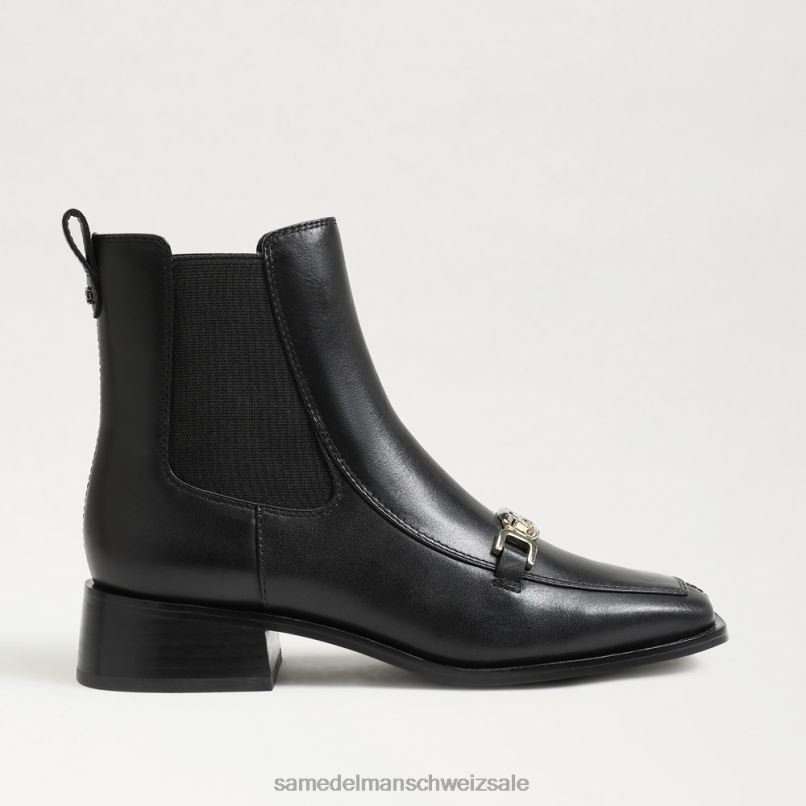 CH Sam Edelman Frauen Chelsea-Bit-Stiefelette von Torance schwarzes Leder X2J86847 Schuhwerk