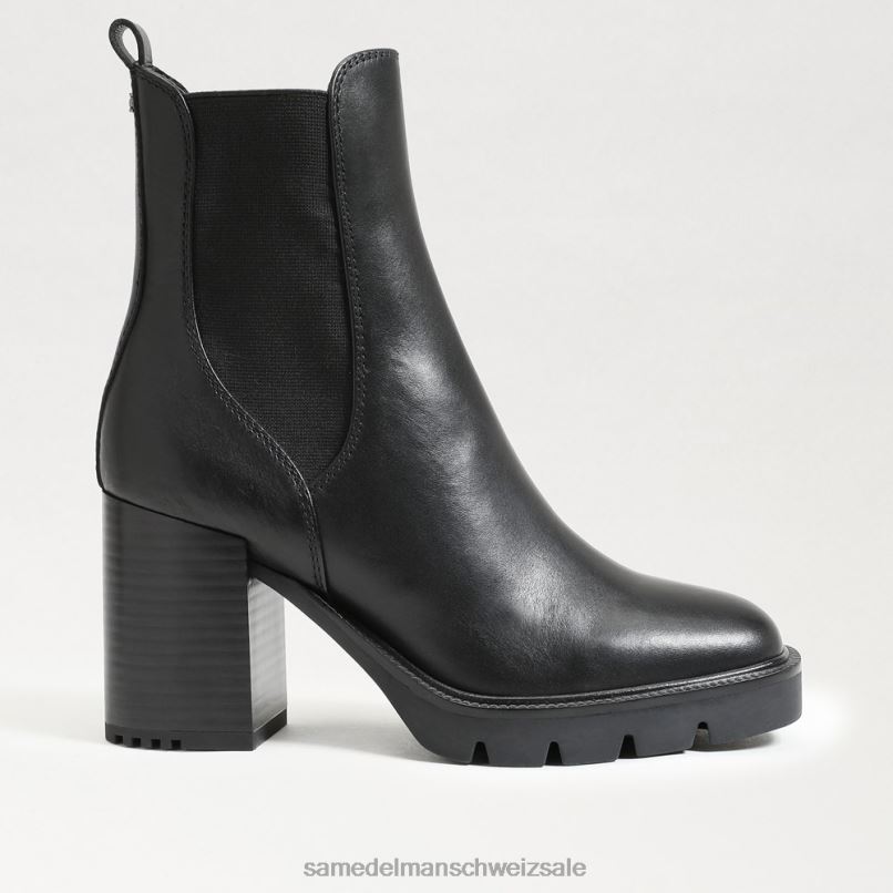 CH Sam Edelman Frauen Chelsea-Stiefel von Rollins schwarzes Leder X2J86749 Schuhwerk