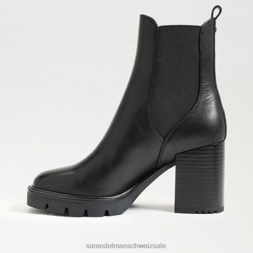 CH Sam Edelman Frauen Chelsea-Stiefel von Rollins schwarzes Leder X2J86749 Schuhwerk