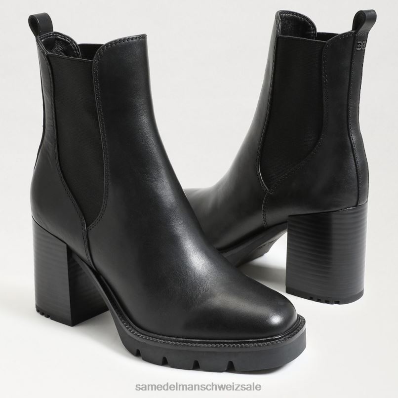 CH Sam Edelman Frauen Chelsea-Stiefel von Rollins schwarzes Leder X2J86749 Schuhwerk