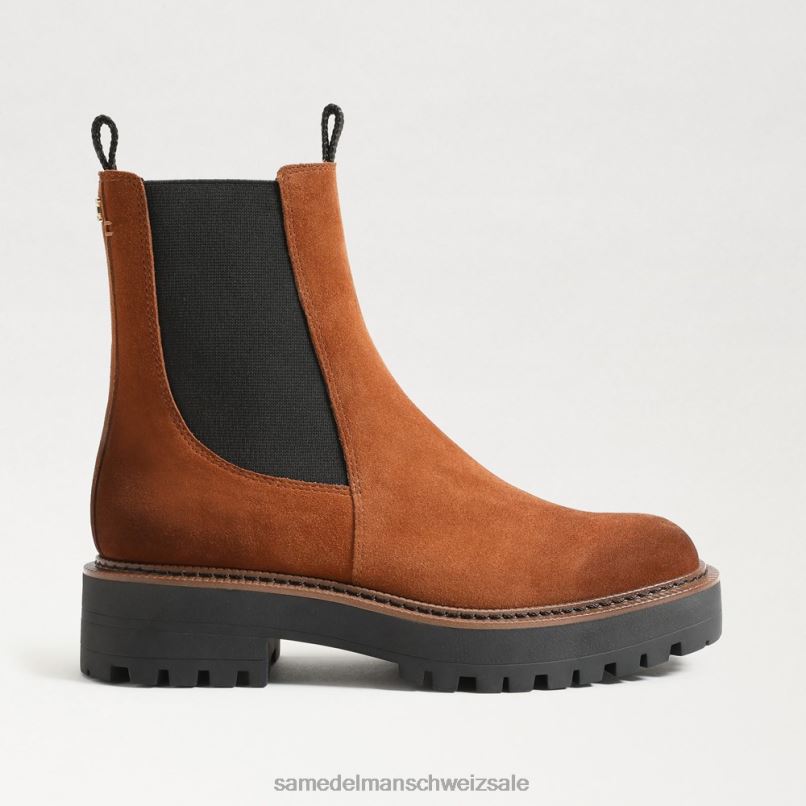 CH Sam Edelman Frauen Laguna Chelsea-Stiefel Grenzbraun X2J86463 Schuhwerk