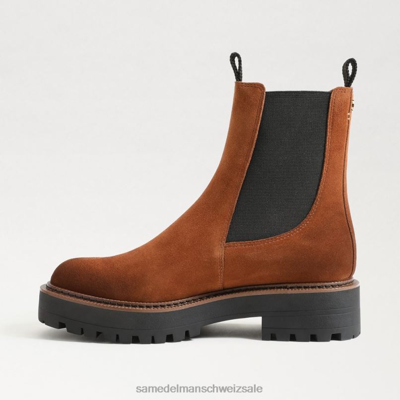 CH Sam Edelman Frauen Laguna Chelsea-Stiefel Grenzbraun X2J86463 Schuhwerk