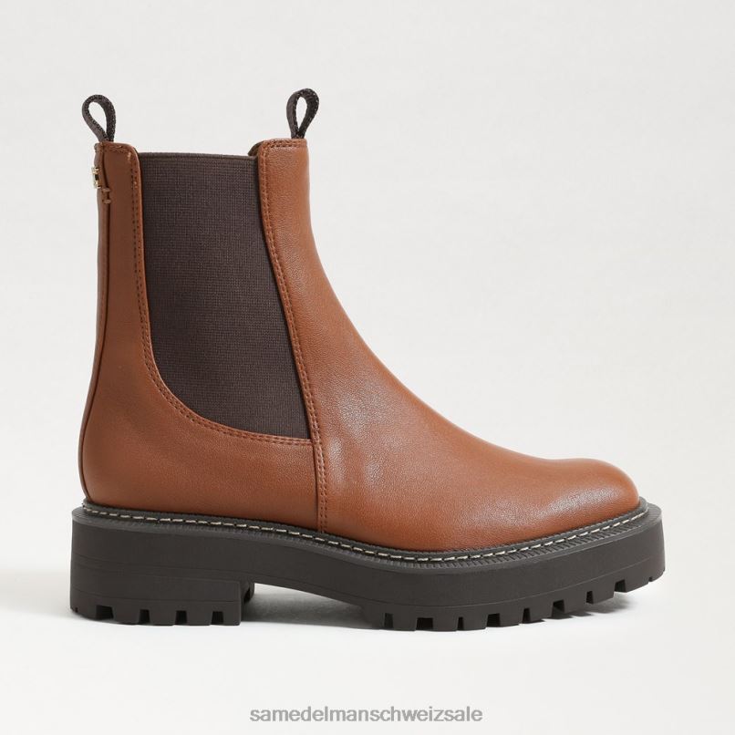 CH Sam Edelman Frauen Laguna Chelsea-Stiefel gelbbraun X2J86461 Schuhwerk