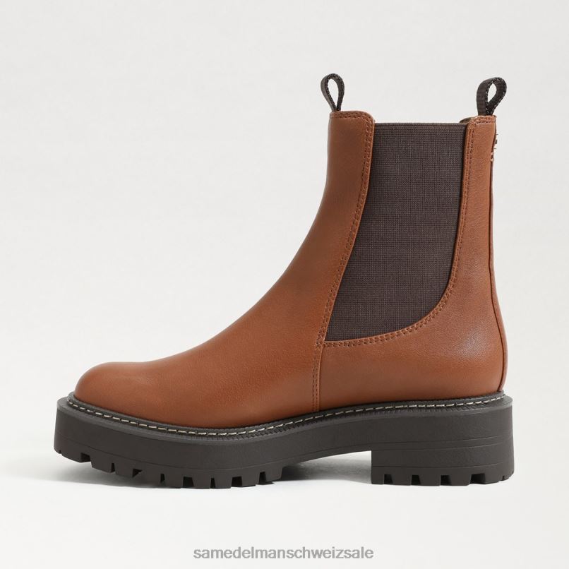 CH Sam Edelman Frauen Laguna Chelsea-Stiefel gelbbraun X2J86461 Schuhwerk