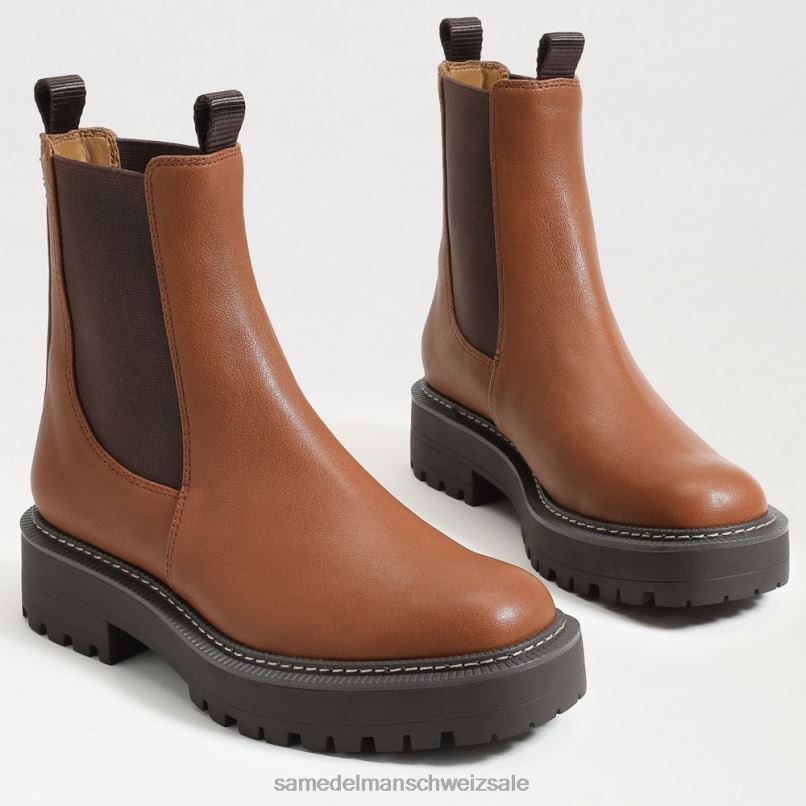 CH Sam Edelman Frauen Laguna Chelsea-Stiefel gelbbraun X2J86461 Schuhwerk