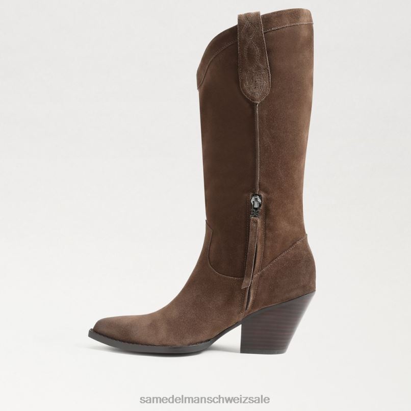 CH Sam Edelman Frauen Jamie Westernstiefel Oliven-Taupe X2J86852 Schuhwerk