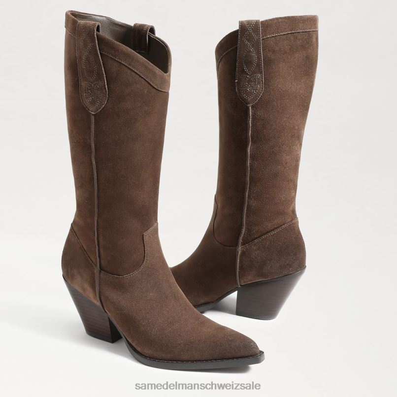 CH Sam Edelman Frauen Jamie Westernstiefel Oliven-Taupe X2J86852 Schuhwerk