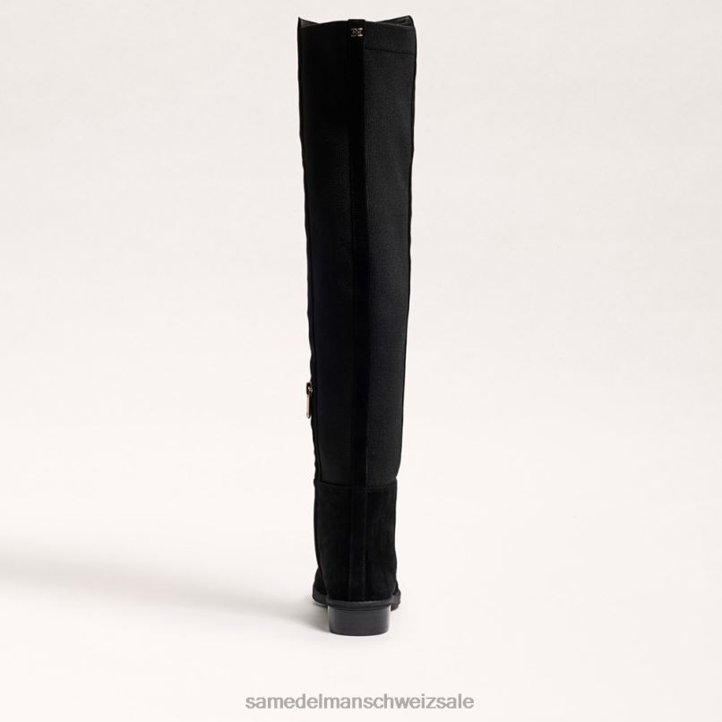 CH Sam Edelman Frauen Pam Overknee-Stiefel schwarzes Wildleder X2J86777 Schuhwerk