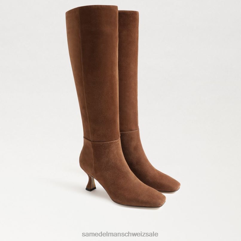 CH Sam Edelman Frauen kniehoher Stiefel von Leigh geröstete Kokosnuss X2J86823 Schuhwerk