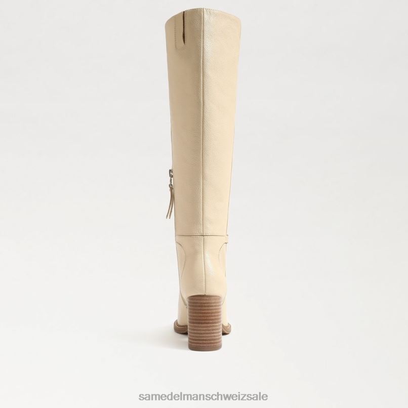 CH Sam Edelman Frauen kniehoher Stiefel von elsy Eierschale X2J86797 Schuhwerk
