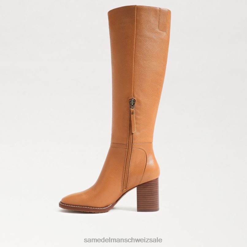 CH Sam Edelman Frauen kniehoher Stiefel von elsy Karamell X2J86796 Schuhwerk
