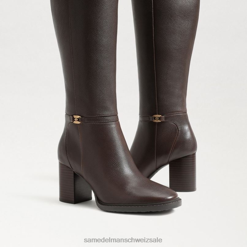 CH Sam Edelman Frauen kniehoher Stiefel von elsy Zobelbraun X2J86795 Schuhwerk