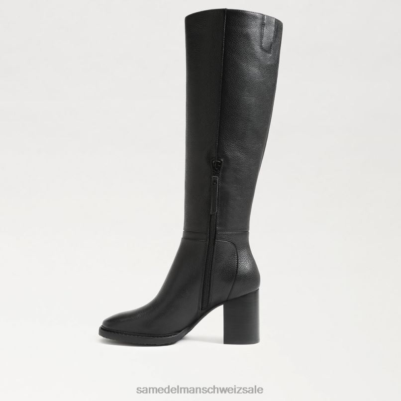 CH Sam Edelman Frauen kniehoher Stiefel von elsy schwarzes Leder X2J86798 Schuhwerk