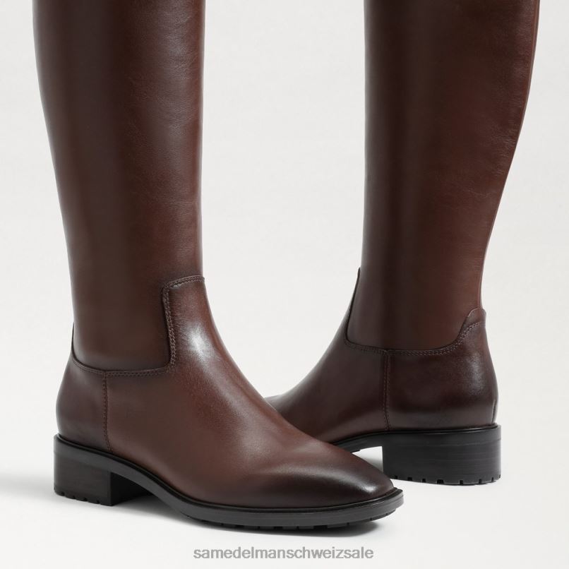CH Sam Edelman Frauen Drina Reitstiefel Terazzobraun X2J86794 Schuhwerk