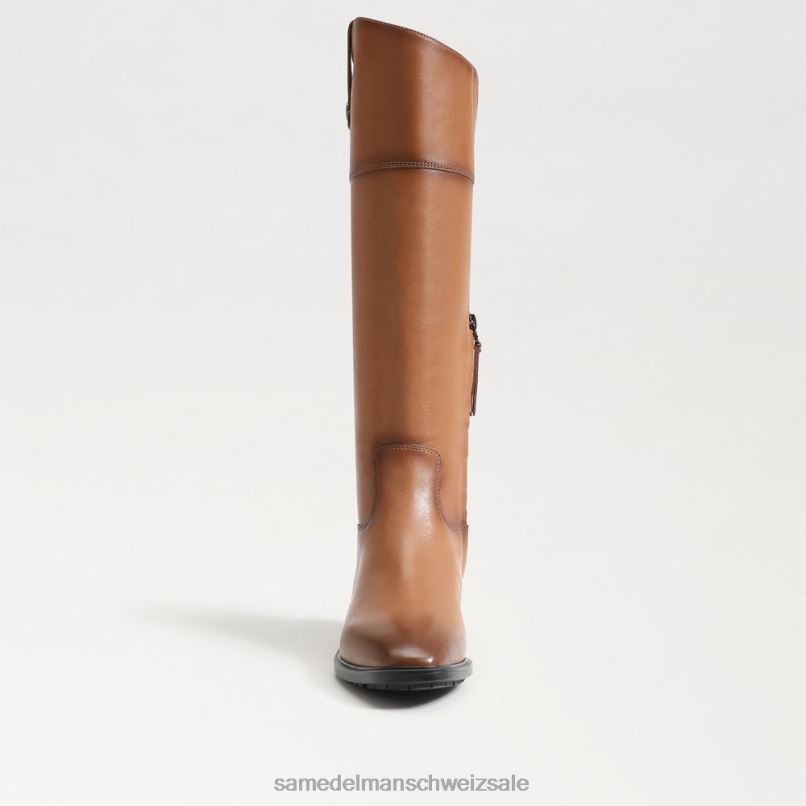 CH Sam Edelman Frauen Drina Reitstiefel mit breiter Wade neuer Whisky X2J86872 Schuhwerk