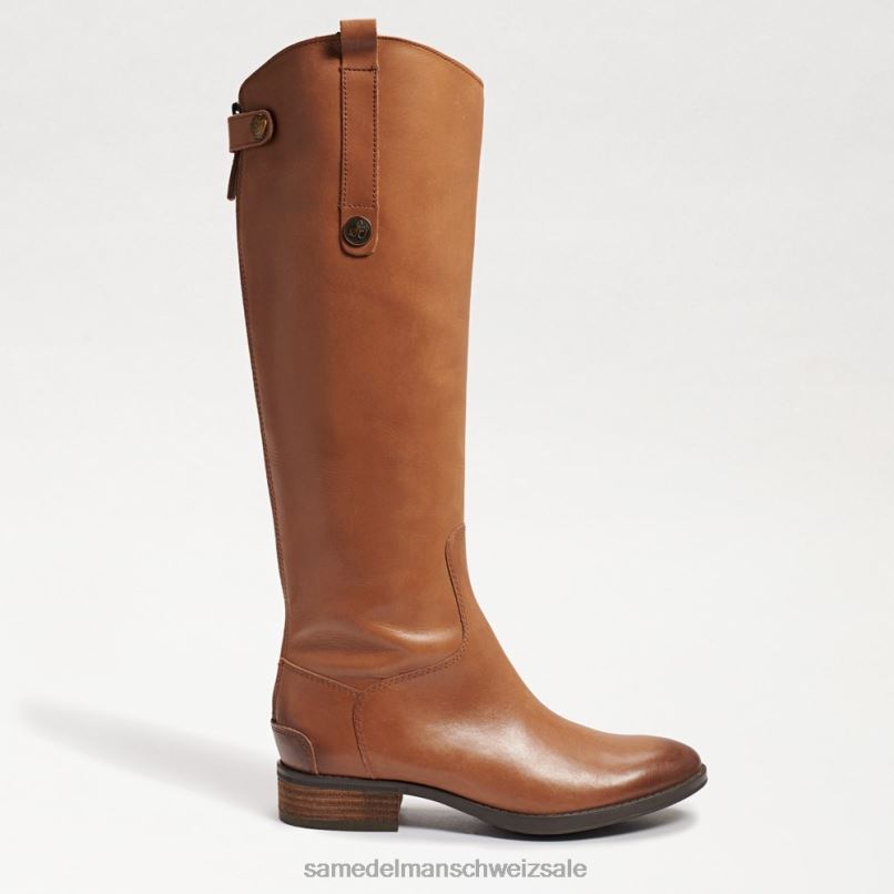 CH Sam Edelman Frauen Penny2 breiter Reitstiefel aus Kalbsleder Whiskey-Leder X2J86436 Schuhwerk