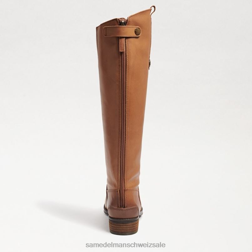 CH Sam Edelman Frauen Penny2 breiter Reitstiefel aus Kalbsleder Whiskey-Leder X2J86436 Schuhwerk