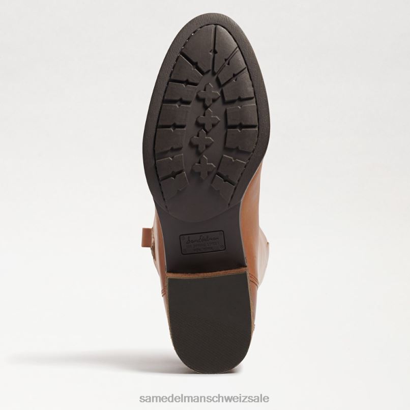 CH Sam Edelman Frauen Penny2 breiter Reitstiefel aus Kalbsleder Whiskey-Leder X2J86436 Schuhwerk