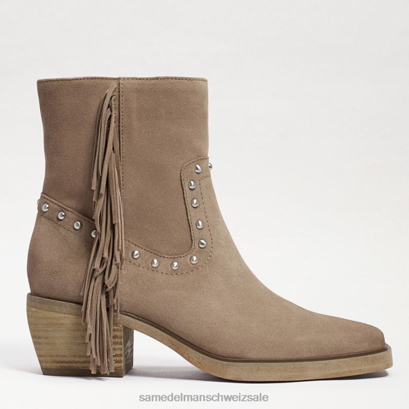 CH Sam Edelman Frauen Bernie Fransenstiefelette Wildleder aus Zedernholz X2J86732 Schuhwerk