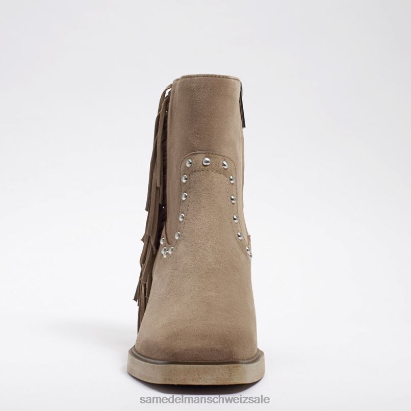 CH Sam Edelman Frauen Bernie Fransenstiefelette Wildleder aus Zedernholz X2J86732 Schuhwerk