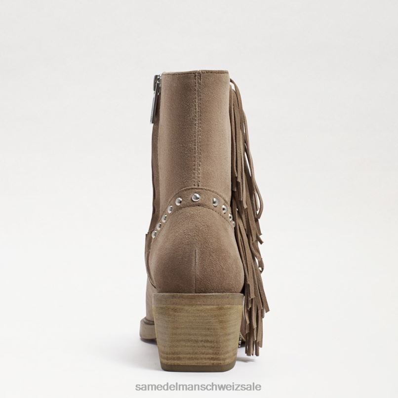 CH Sam Edelman Frauen Bernie Fransenstiefelette Wildleder aus Zedernholz X2J86732 Schuhwerk