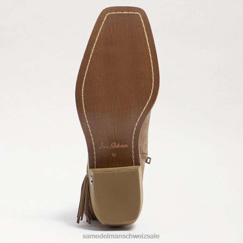 CH Sam Edelman Frauen Bernie Fransenstiefelette Wildleder aus Zedernholz X2J86732 Schuhwerk