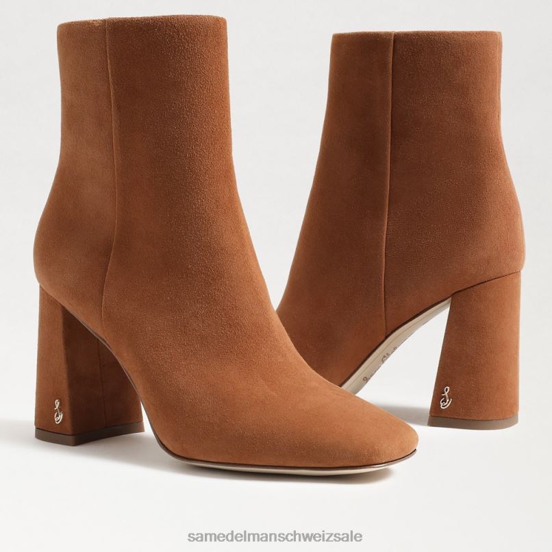 CH Sam Edelman Frauen Codie-Stiefeletten Grenzbraun X2J86449 Schuhwerk