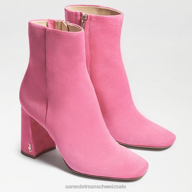 CH Sam Edelman Frauen Codie-Stiefeletten Rosa Konfetti-Wildleder X2J86450 Schuhwerk