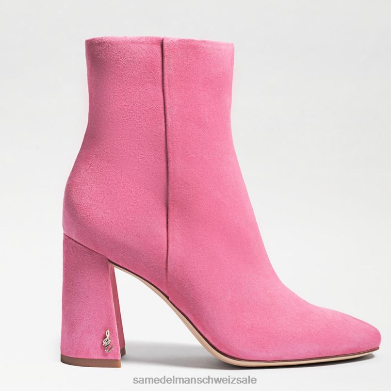 CH Sam Edelman Frauen Codie-Stiefeletten Rosa Konfetti-Wildleder X2J86450 Schuhwerk